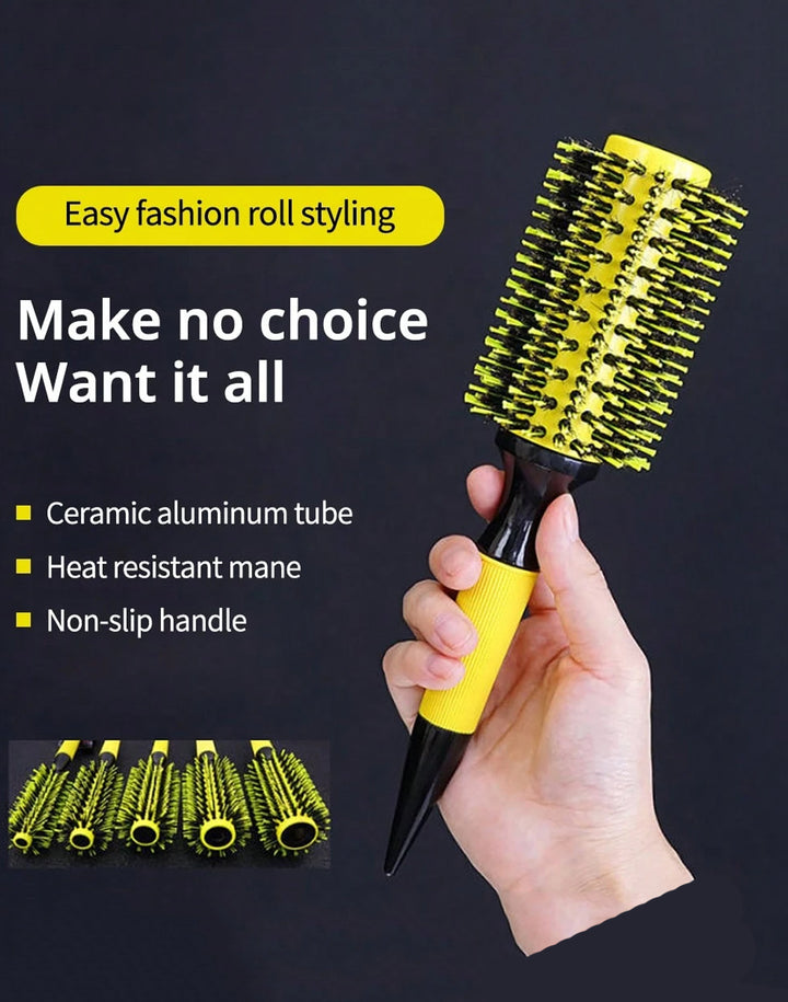 Brazilian Yellow Round Brush