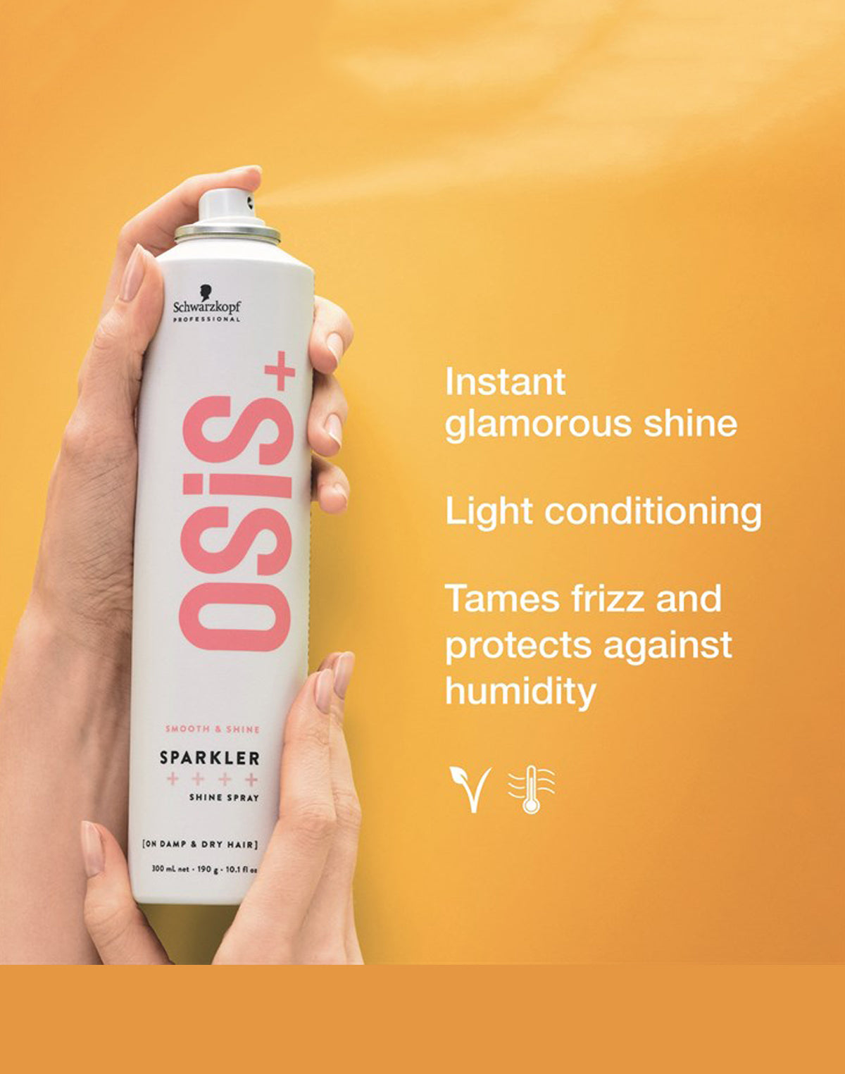 Schwarzkopf OSiS+ Sparkler Shine Hair Spray - 300ml