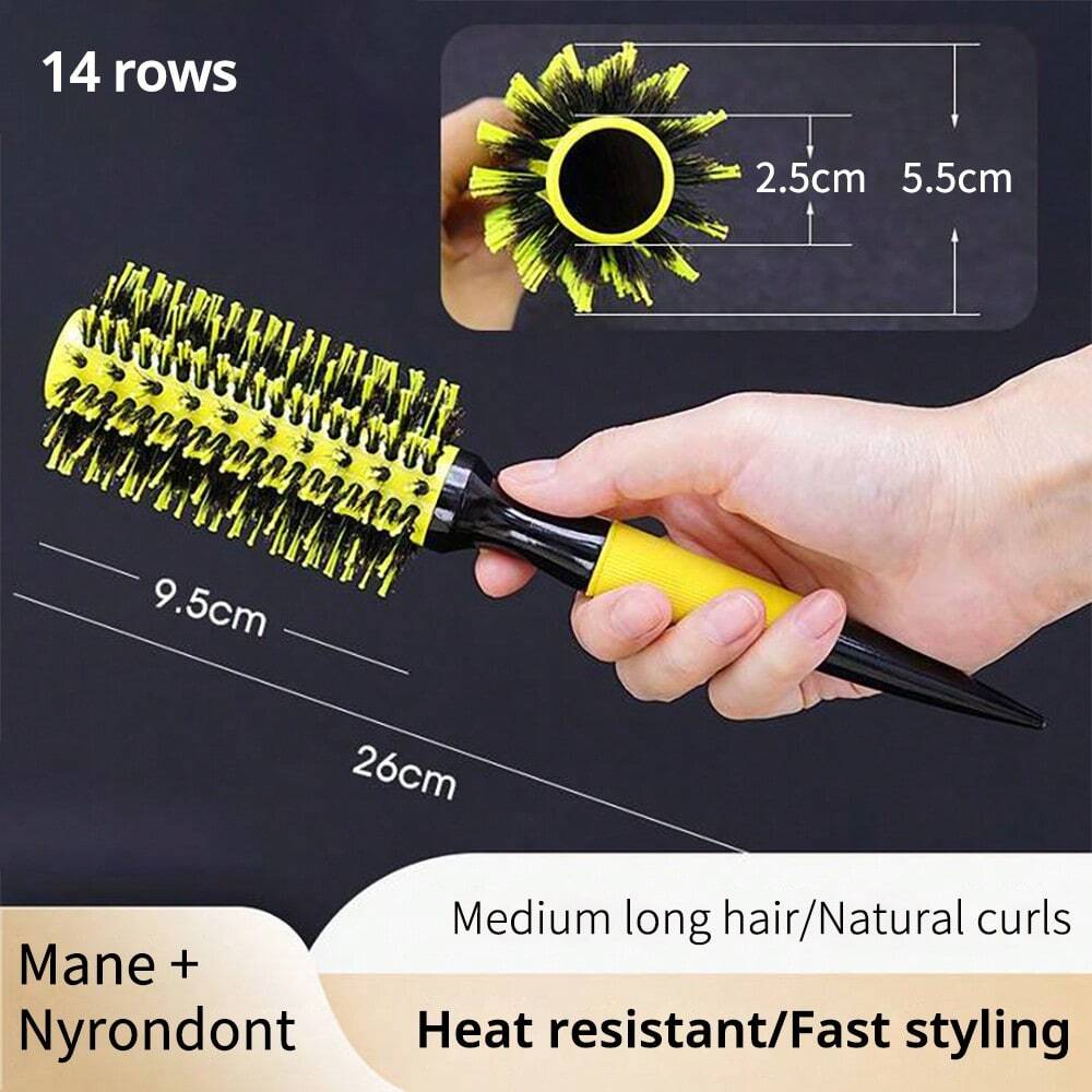 Brazilian Yellow Round Brush