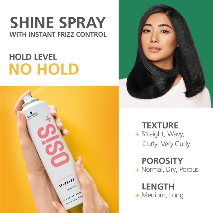 Schwarzkopf OSiS+ Sparkler Shine Hair Spray - 300ml