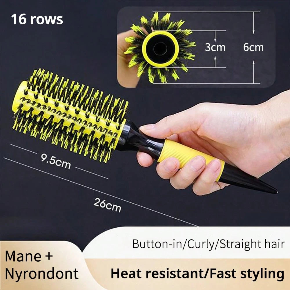 Brazilian Yellow Round Brush