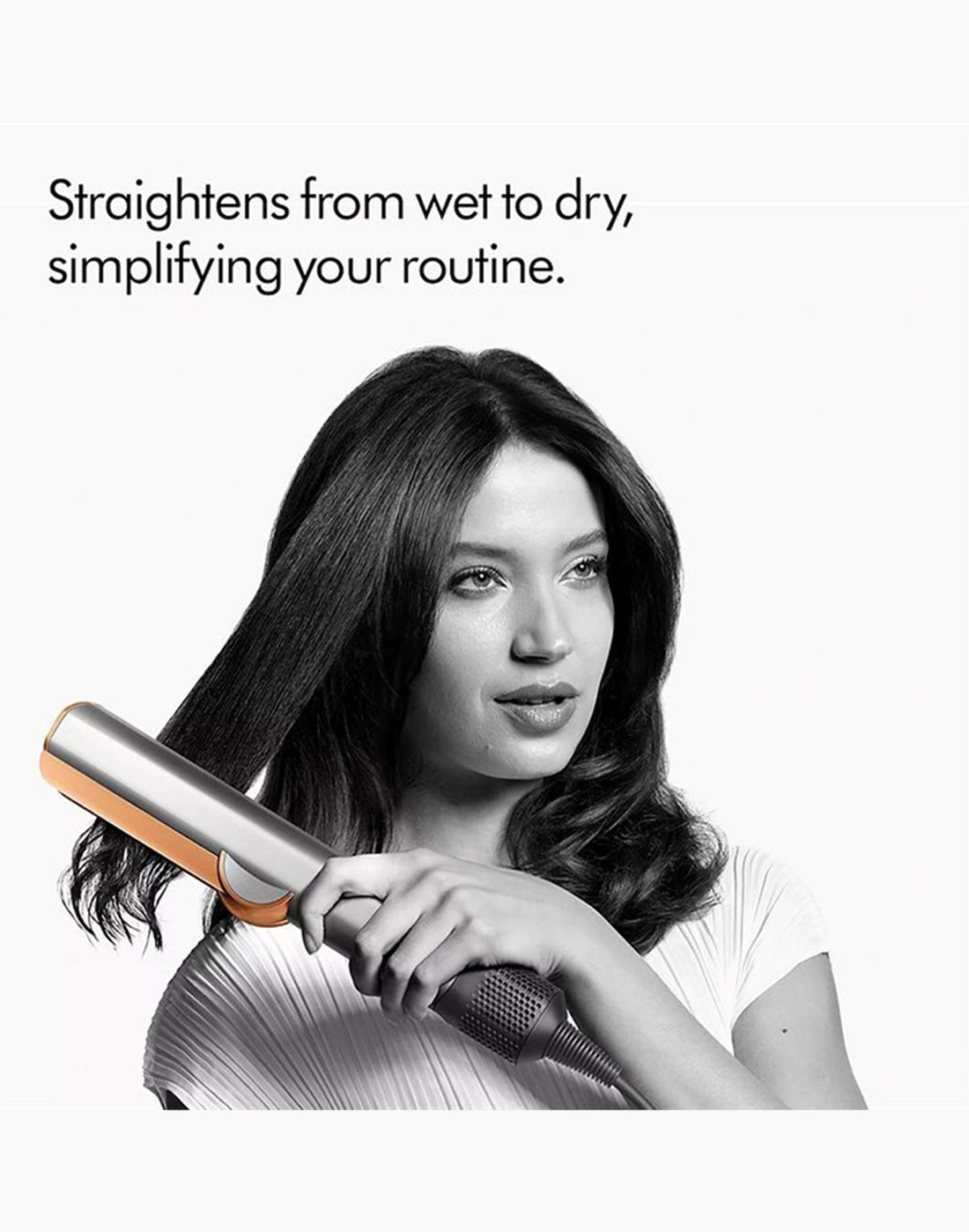 Dyson Airstrait Straightener Bright Nickel / Bright Copper