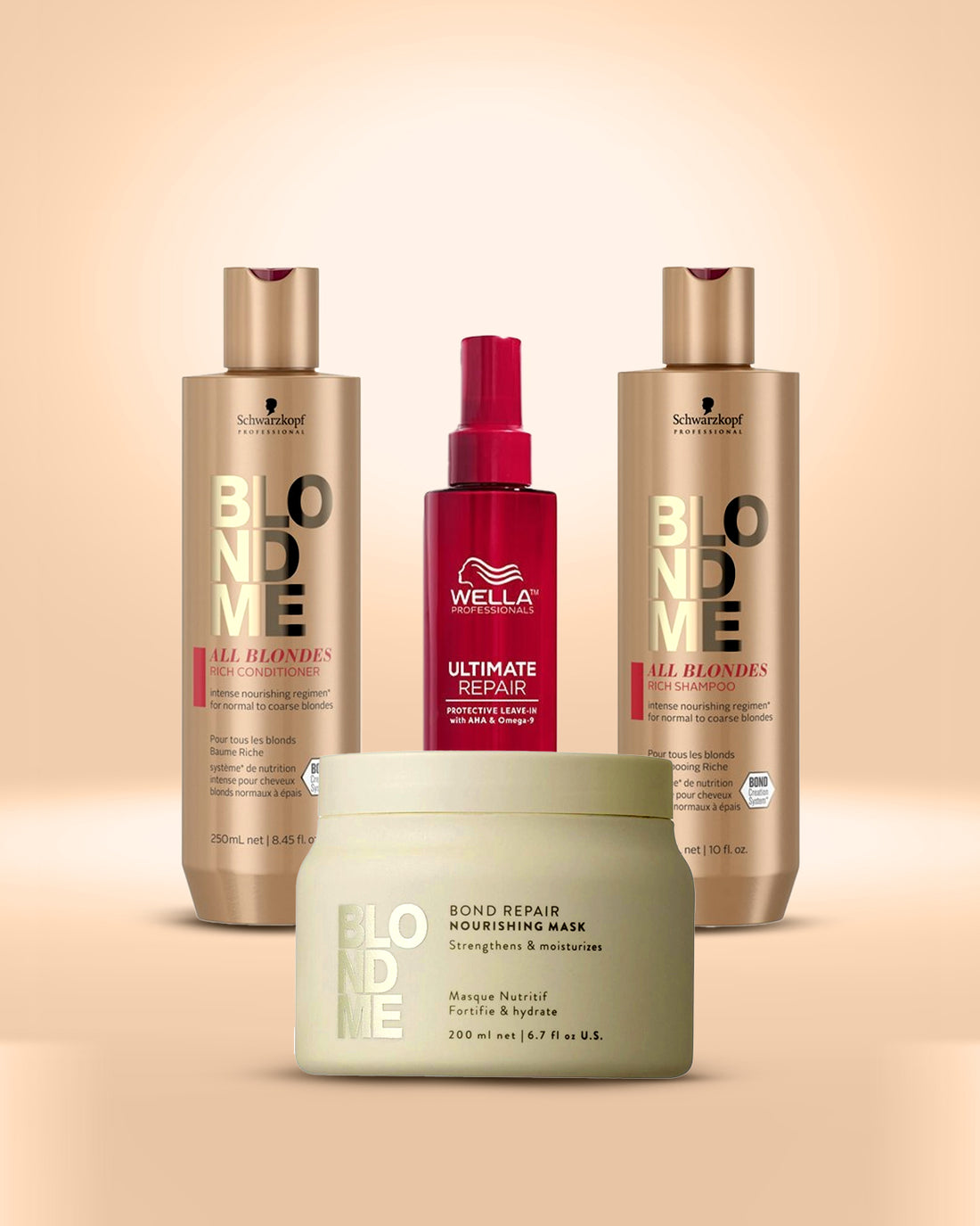 Blond Highlights Hair Care Kit by Ká Beauty – Repair & Nourish Your Blonde Hair